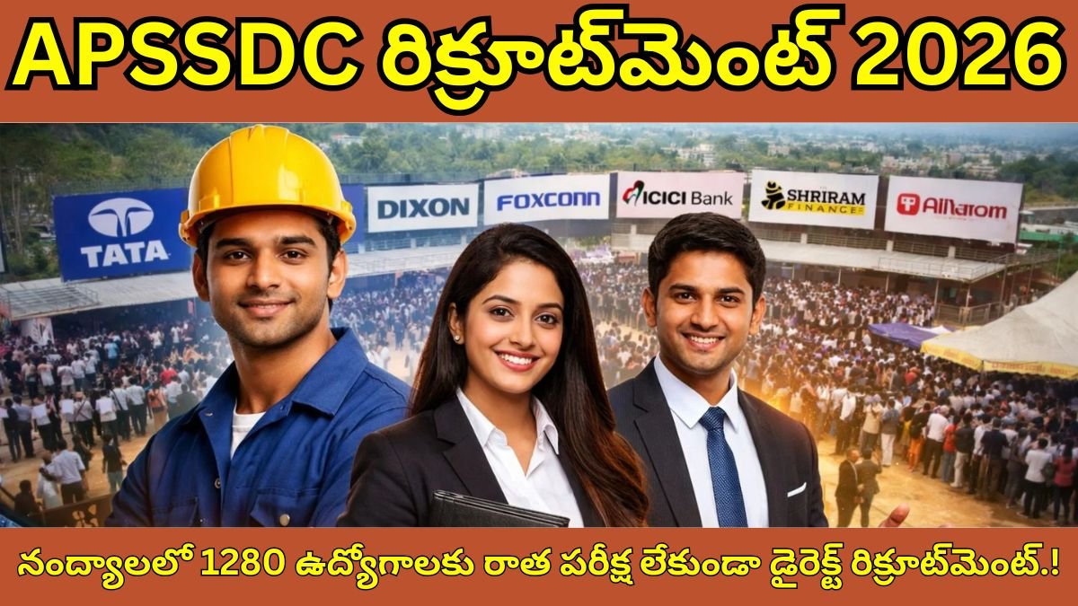 APSSDC Recruitment